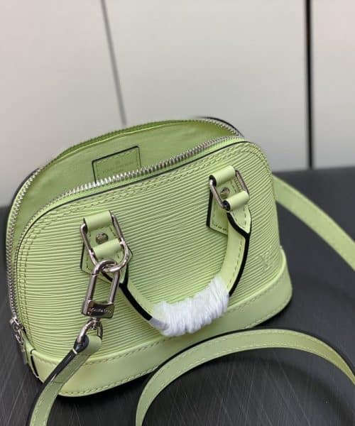 1:1 Replica Louis Vuitton LV Nano Alma Epi Leather Black/Orange/Green/Purple/Quartz Luxury Bag For Women M81945/M82404/M82403/M82402/M82411 - 18cm/ 3.1in