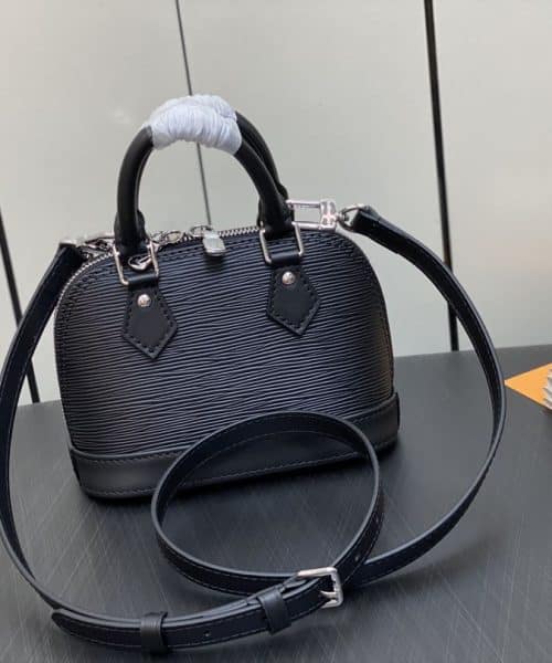 1:1 Replica Louis Vuitton LV Nano Alma Epi Leather Black/Orange/Green/Purple/Quartz Luxury Bag For Women M81945/M82404/M82403/M82402/M82411 - 18cm/ 3.1in