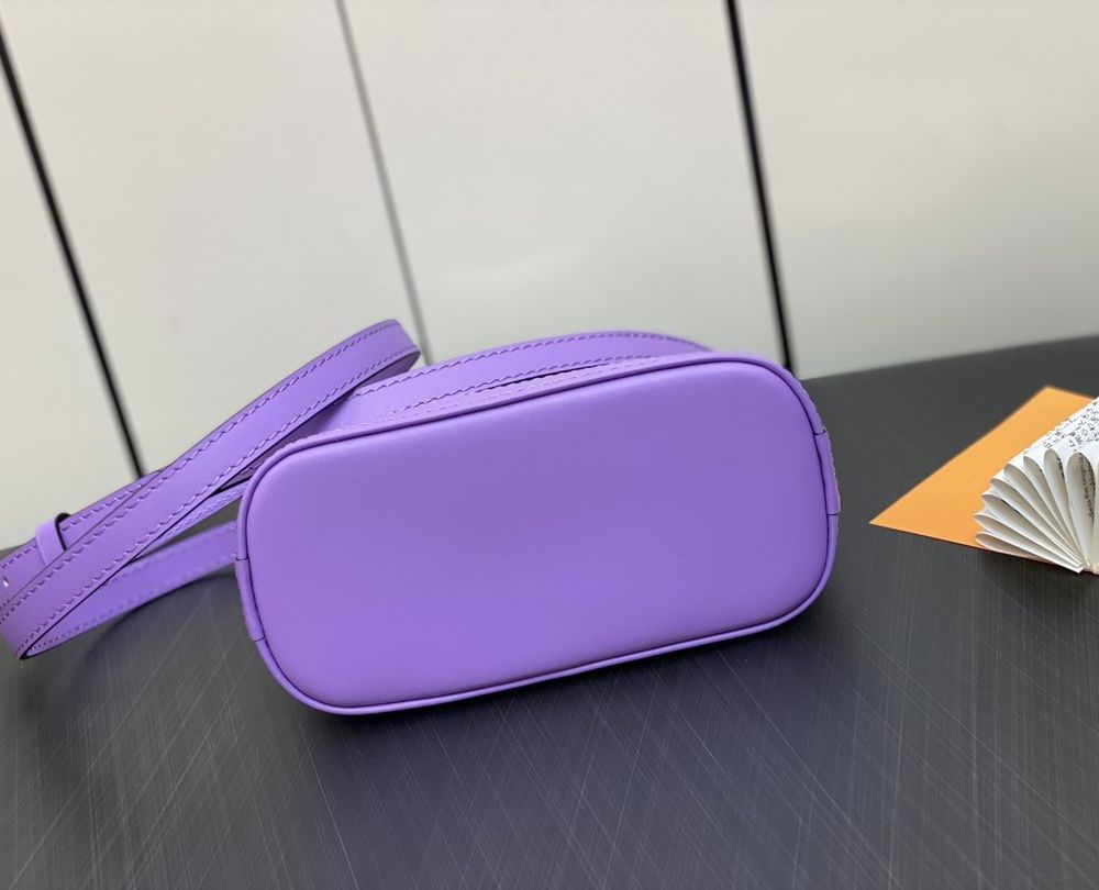 1:1 Replica Louis Vuitton LV Nano Alma Epi Leather Black/Orange/Green/Purple/Quartz Luxury Bag For Women M81945/M82404/M82403/M82402/M82411 - 18cm/ 3.1in