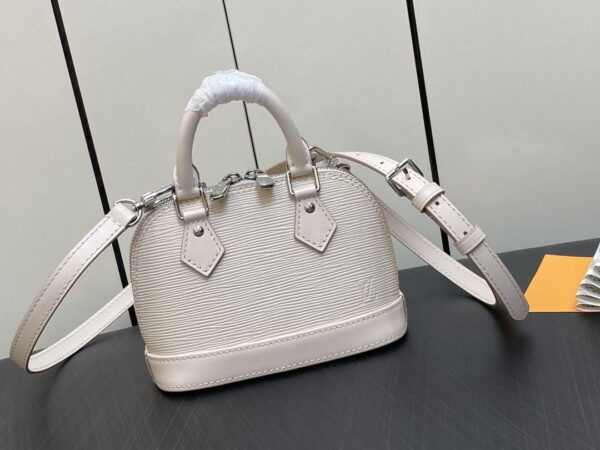 1:1 Replica Louis Vuitton LV Nano Alma Epi Leather Black/Orange/Green/Purple/Quartz Luxury Bag For Women M81945/M82404/M82403/M82402/M82411 - 18cm/ 3.1in