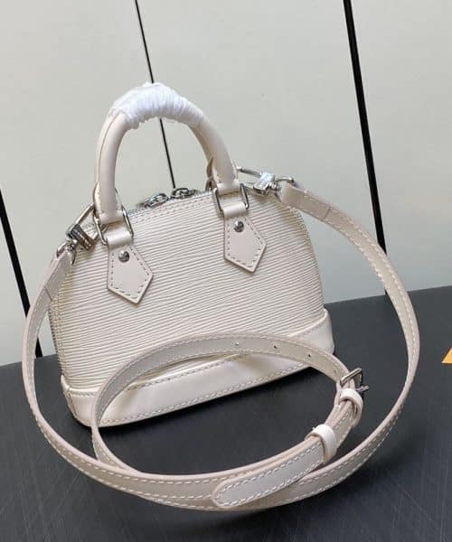 1:1 Replica Louis Vuitton LV Nano Alma Epi Leather Black/Orange/Green/Purple/Quartz Luxury Bag For Women M81945/M82404/M82403/M82402/M82411 - 18cm/ 3.1in