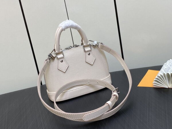 1:1 Replica Louis Vuitton LV Nano Alma Epi Leather Black/Orange/Green/Purple/Quartz Luxury Bag For Women M81945/M82404/M82403/M82402/M82411 - 18cm/ 3.1in