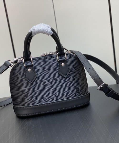 1:1 Replica Louis Vuitton LV Nano Alma Epi Leather Black/Orange/Green/Purple/Quartz Luxury Bag For Women M81945/M82404/M82403/M82402/M82411 - 18cm/ 3.1in