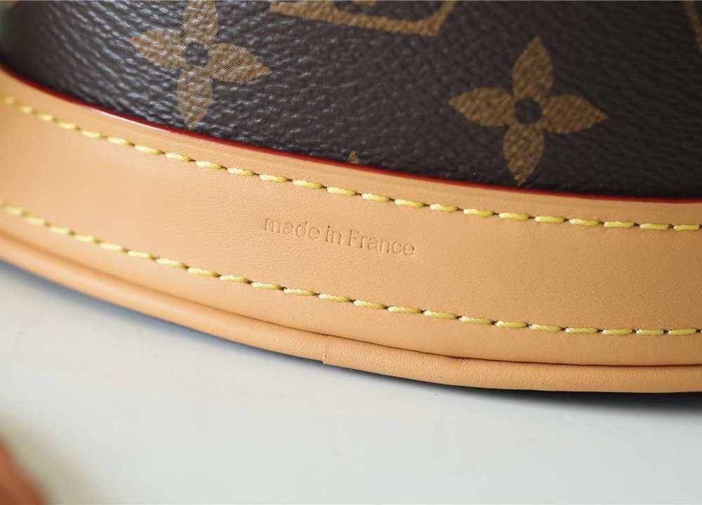 1:1 Replica Louis Vuitton LV Nano Bucket Bag Monogram Canvas Brown Luxury Bag For Women Brown - 6.7in/17cm