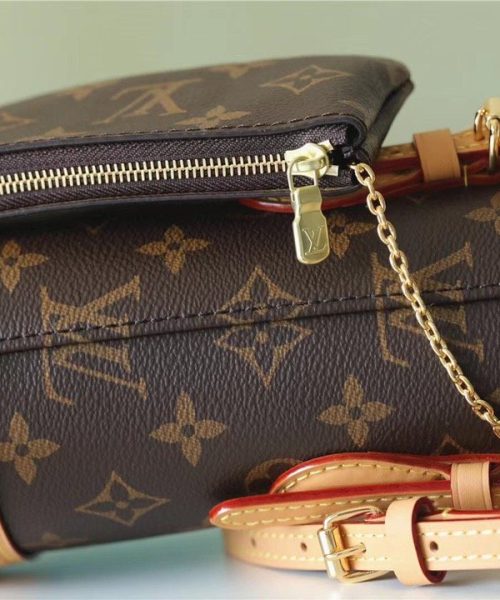 1:1 Replica Louis Vuitton LV Nano Bucket Bag Monogram Canvas Brown Luxury Bag For Women Brown - 6.7in/17cm