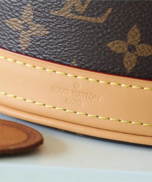 1:1 Replica Louis Vuitton LV Nano Bucket Bag Monogram Canvas Brown Luxury Bag For Women Brown - 6.7in/17cm
