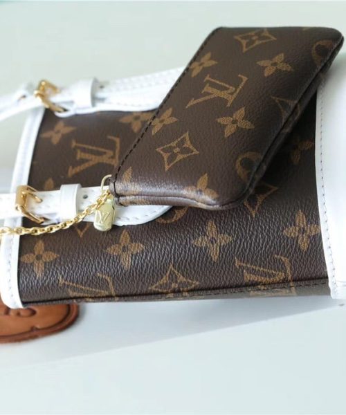 1:1 Replica Louis Vuitton LV Nano Bucket Bag Monogram Luxury Bag For Women Brown M81489 - 6.7in/17cm