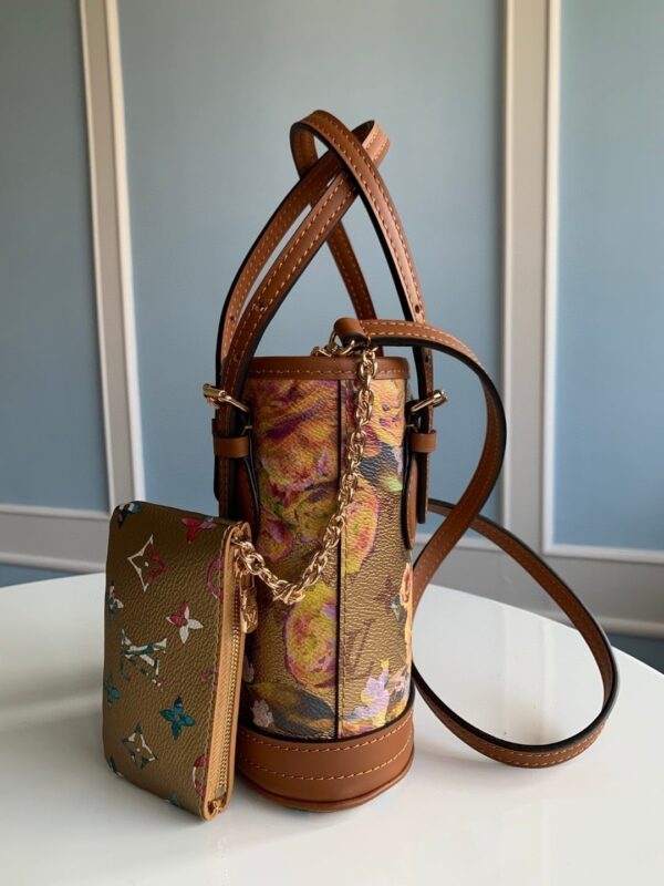 1:1 Replica Louis Vuitton LV Nano Bucket Gold Luxury Bag For Women M81724 - 6.7in/17cm