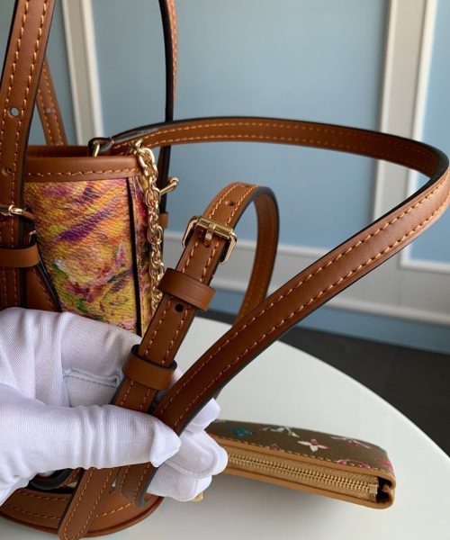 1:1 Replica Louis Vuitton LV Nano Bucket Gold Luxury Bag For Women M81724 - 6.7in/17cm