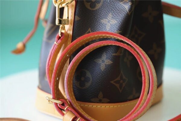 1:1 Replica Louis Vuitton LV Nano Noe Monogram Canvas Luxury Bag For Women M81266 - 16cm/6.3in