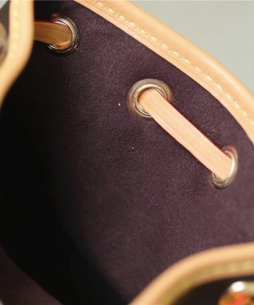 1:1 Replica Louis Vuitton LV Nano Noe Monogram Canvas Luxury Bag For Women M81266 - 16cm/6.3in