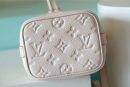 1:1 Replica Louis Vuitton LV Nano Noe Monogram Empreinte Light Beige Luxury Bag For Women M81463 - 6.3in/16cm