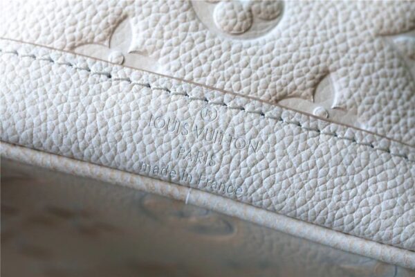 1:1 Replica Louis Vuitton LV Nano Noe Monogram Empreinte Light Beige Luxury Bag For Women M81463 - 6.3in/16cm