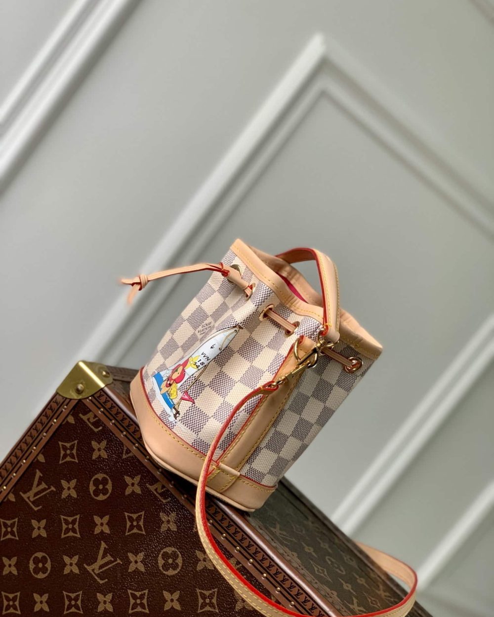 1:1 Replica Louis Vuitton LV Nano Noé Bag Luxury Bag For Women N40511- 5.1 Inches/ 12.9 Cm