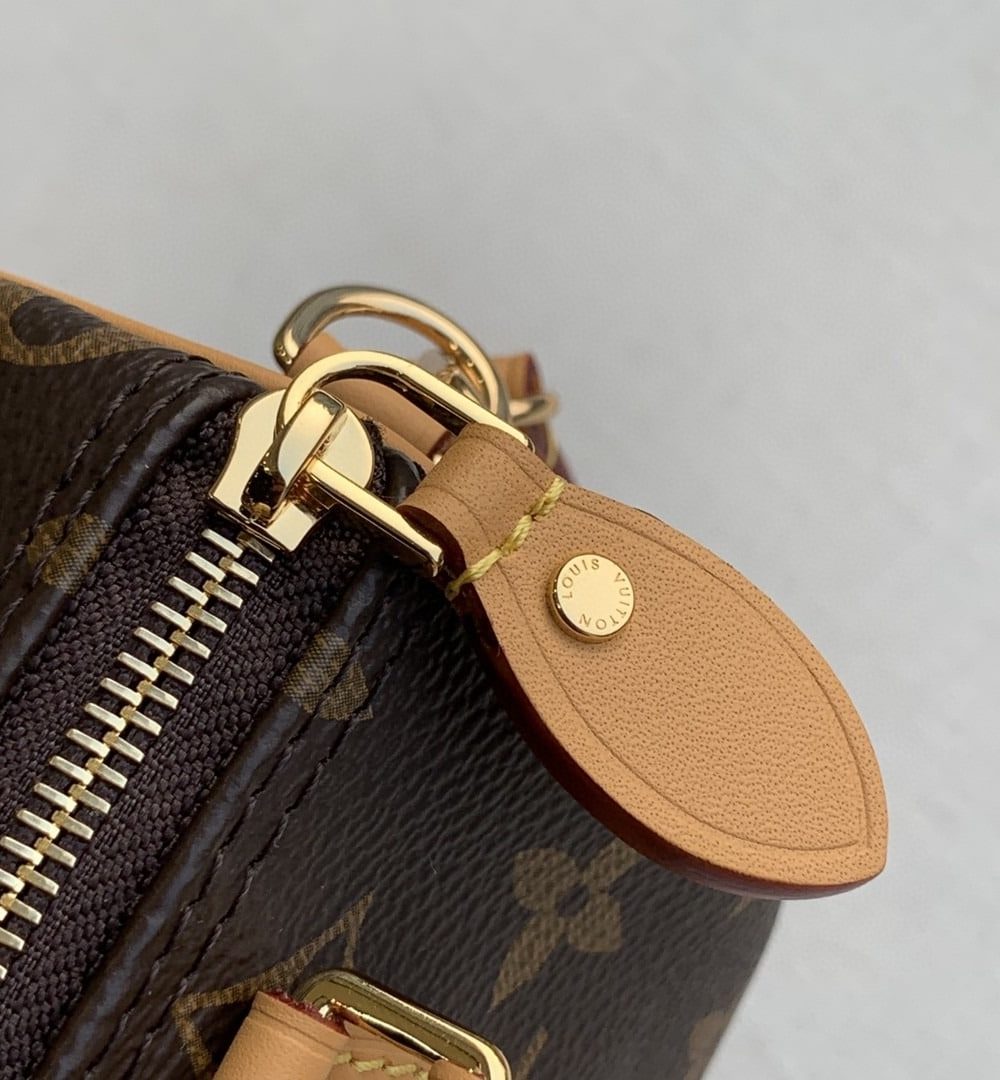 1:1 Replica Louis Vuitton LV Nano Speedy Monogram Canvas Luxury Bag For Women M81085 - 6.3in/16cm