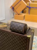 1:1 Replica Louis Vuitton LV Nano Speedy Monogram Canvas Luxury Bag For Women M81085 - 6.3in/16cm