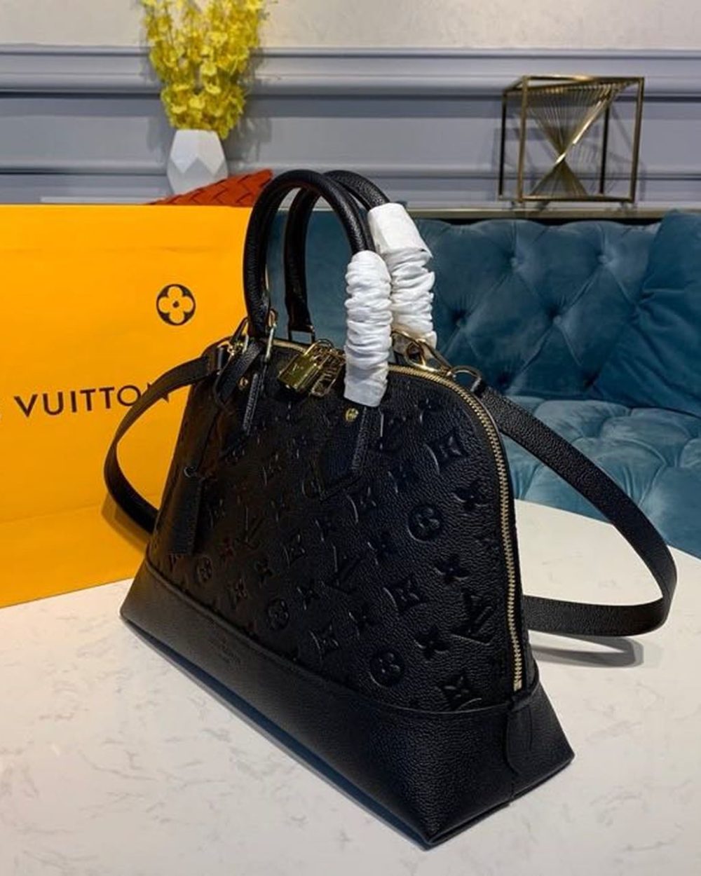 1:1 Replica Louis Vuitton LV Neo Alma PM Monogram Empreinte Leather Exclusive Bag For Women M44832 - 35cm/ 13.8in