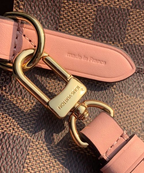 1:1 Replica Louis Vuitton LV NeoNoe MM Damier Ebene Canvas Luxury Bag For Women N40198 - 10.2in/26cm