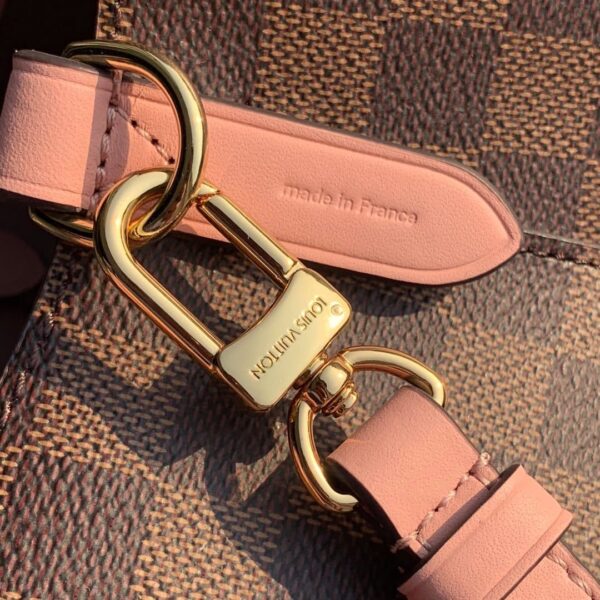 1:1 Replica Louis Vuitton LV NeoNoe MM Damier Ebene Canvas Luxury Bag For Women N40198 - 10.2in/26cm
