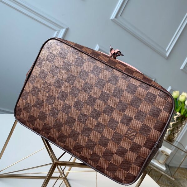 1:1 Replica Louis Vuitton LV NeoNoe MM Damier Ebene Canvas Luxury Bag For Women N40198 - 10.2in/26cm