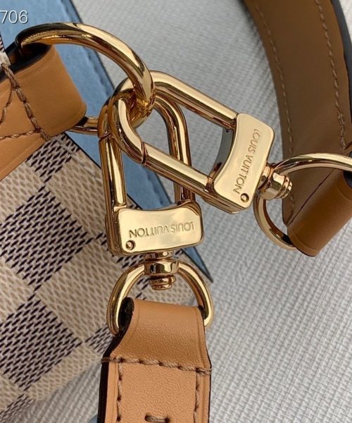1:1 Replica Louis Vuitton LV NeoNoe MM Damier Azur Canvas Luxury Bag For Women N50042 - 10.2in/26cm