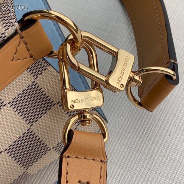1:1 Replica Louis Vuitton LV NeoNoe MM Damier Azur Canvas Luxury Bag For Women N50042 - 10.2in/26cm