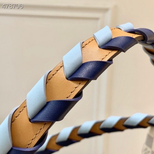 1:1 Replica Louis Vuitton LV NeoNoe MM Damier Azur Canvas Luxury Bag For Women N50042 - 10.2in/26cm