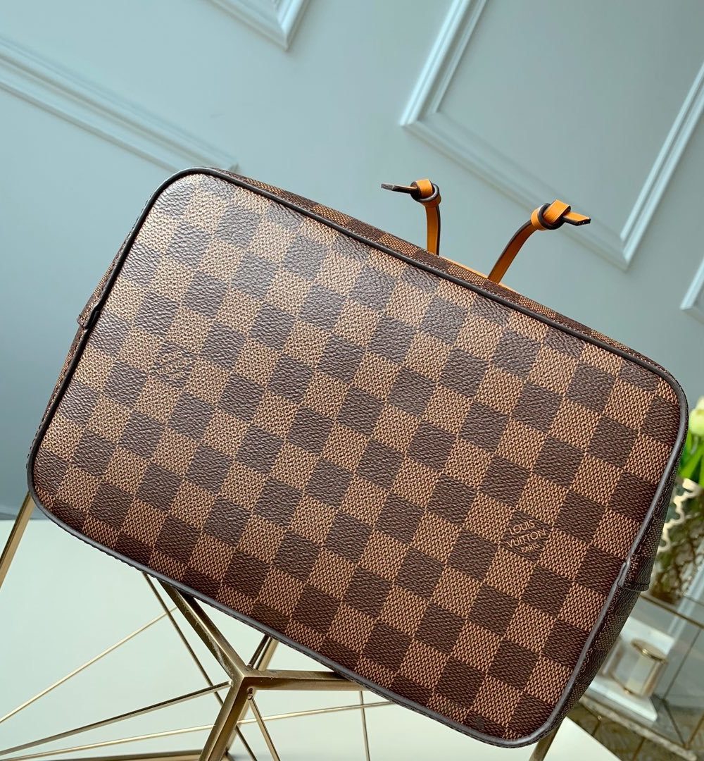 1:1 Replica Louis Vuitton LV NéoNoé MM Damier Ebene Canvas Luxury Bag For Women N40213 - 10.2in/26cm