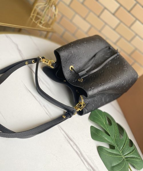 1:1 Replica Louis Vuitton LV NéoNoé MM Monogram Empreinte Leather Luxury Bag For Women M45256 - 10.2in/26cm