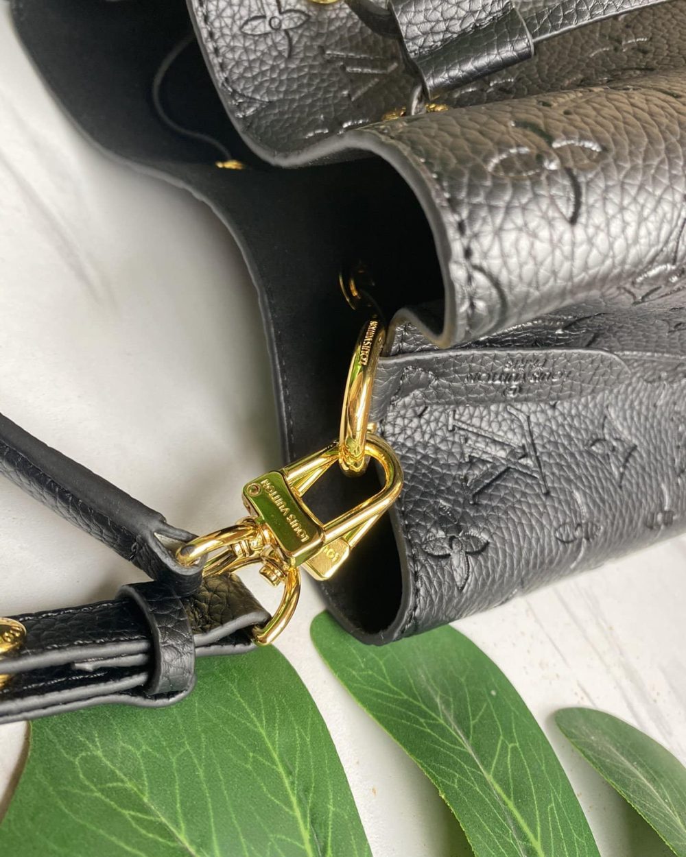 1:1 Replica Louis Vuitton LV NéoNoé MM Monogram Empreinte Leather Luxury Bag For Women M45256 - 10.2in/26cm