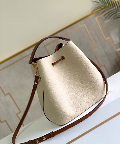 1:1 Replica Louis Vuitton LV NéoNoé MM Monogram Empreinte Leather Luxury Bag For Women M45307 - 10.2in/26cm