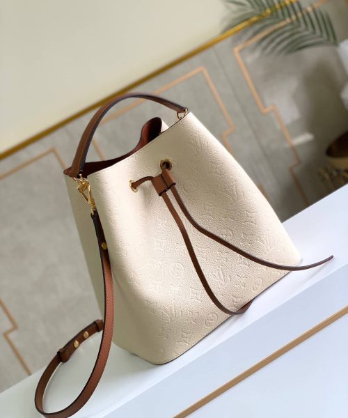 1:1 Replica Louis Vuitton LV NéoNoé MM Monogram Empreinte Leather Luxury Bag For Women M45307 - 10.2in/26cm