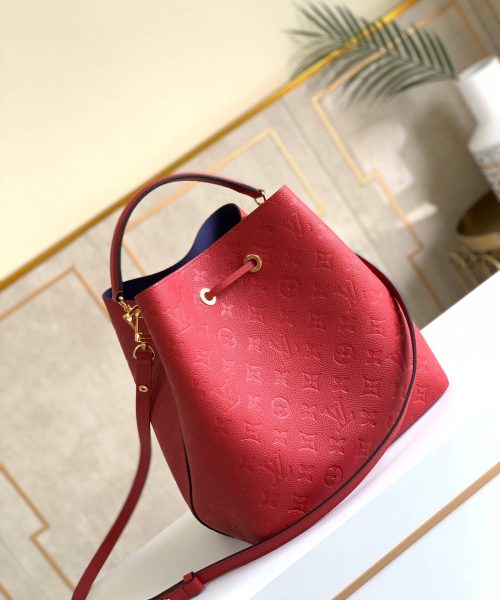 1:1 Replica Louis Vuitton LV NéoNoé MM Monogram Empreinte Leather Luxury Bag For Women - 10.2in/26cm