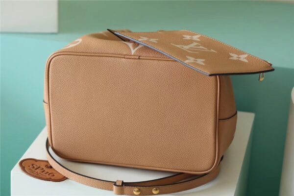 1:1 Replica Louis Vuitton LV NeoNoe MM Monogram Empreinte Leather Luxury Bag For Women M45808 - 10.2in/26cm