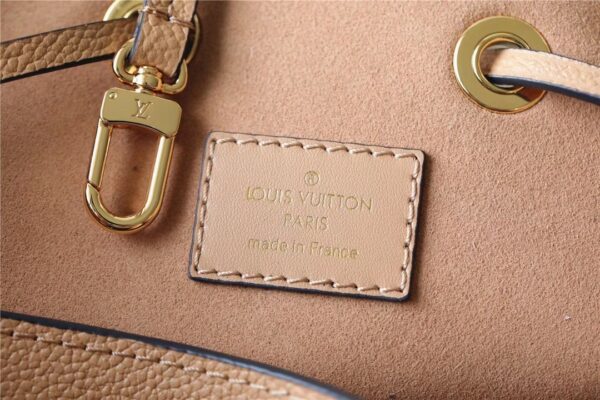 1:1 Replica Louis Vuitton LV NeoNoe MM Monogram Empreinte Leather Luxury Bag For Women M45808 - 10.2in/26cm