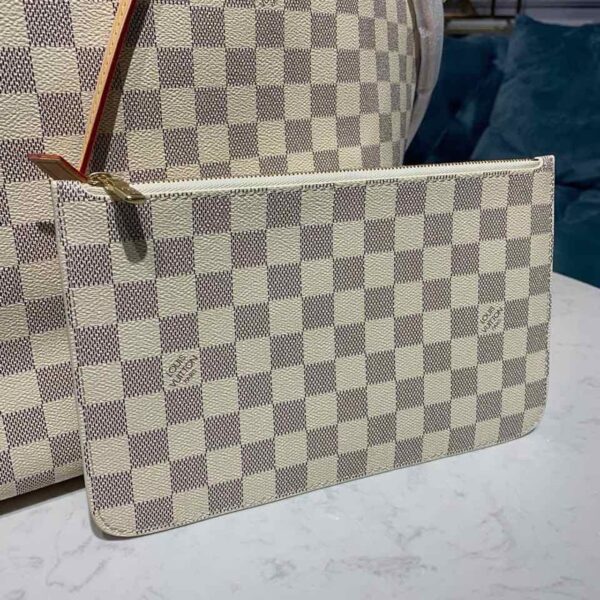 1:1 Replica Louis Vuitton LV Neverfull GM Damier Azur Canvas Luxury Bag For Women N41360 - 15.4in/39cm