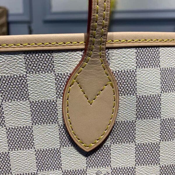 1:1 Replica Louis Vuitton LV Neverfull GM Damier Azur Canvas Luxury Bag For Women N41604 - 15.4in/39cm