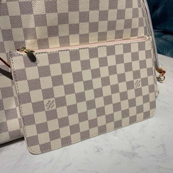 1:1 Replica Louis Vuitton LV Neverfull GM Damier Azur Canvas Luxury Bag For Women N41604 - 15.4in/39cm