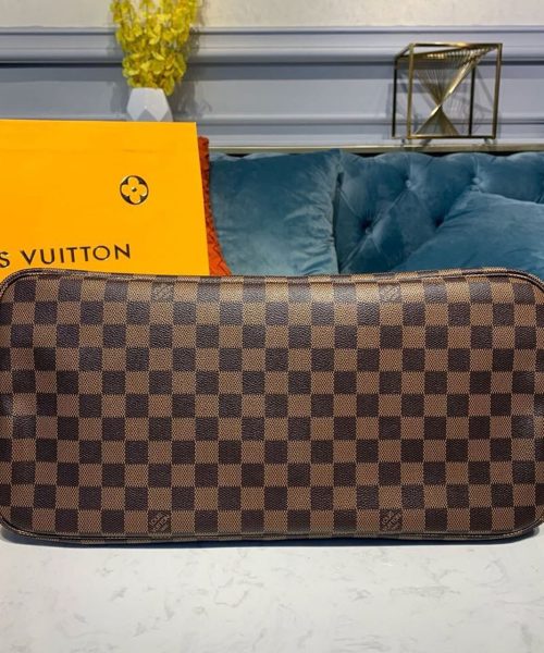 1:1 Replica Louis Vuitton LV Neverfull GM Damier Ebene Canvas Luxury Bag For Women N41357 - 15.7in/40cm