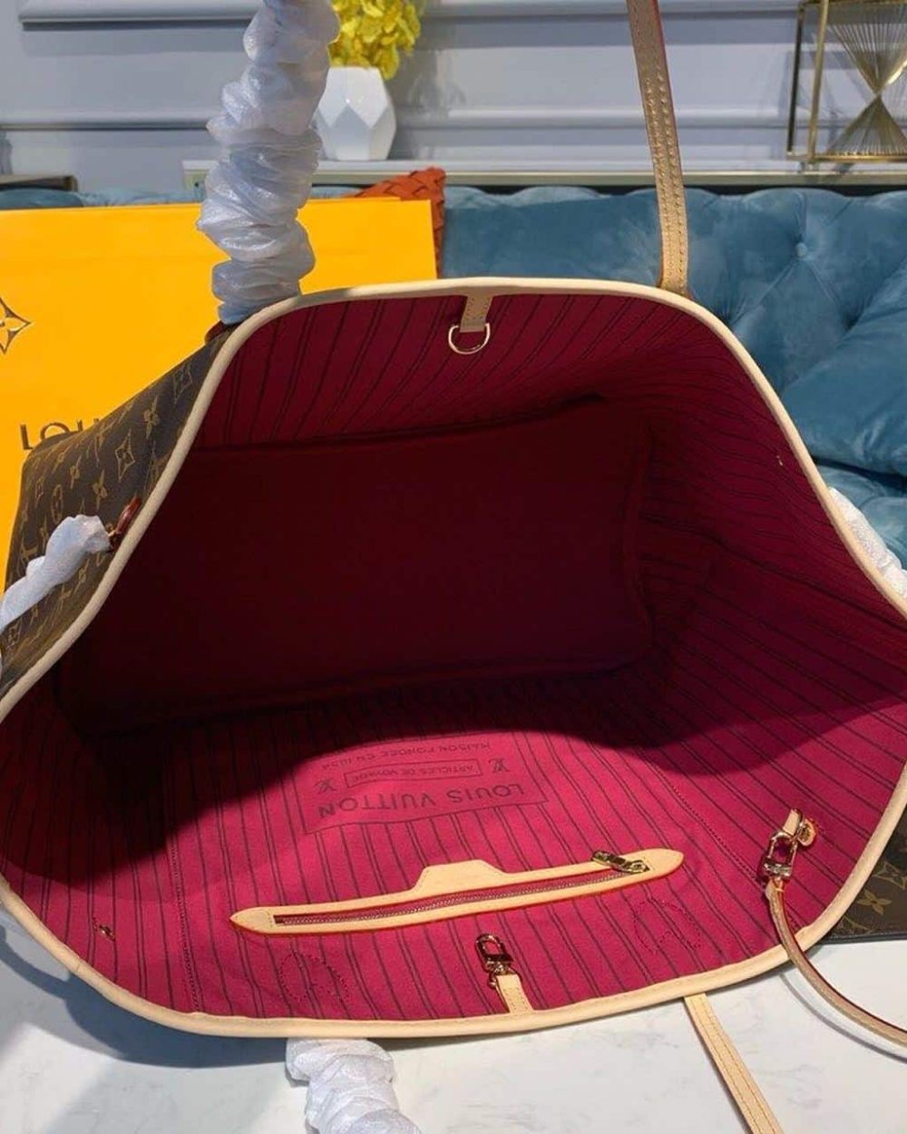 1:1 Replica Louis Vuitton LV Neverfull GM Monogram Canvas Luxury Bag For Women M41180 - 15.7in/39cm