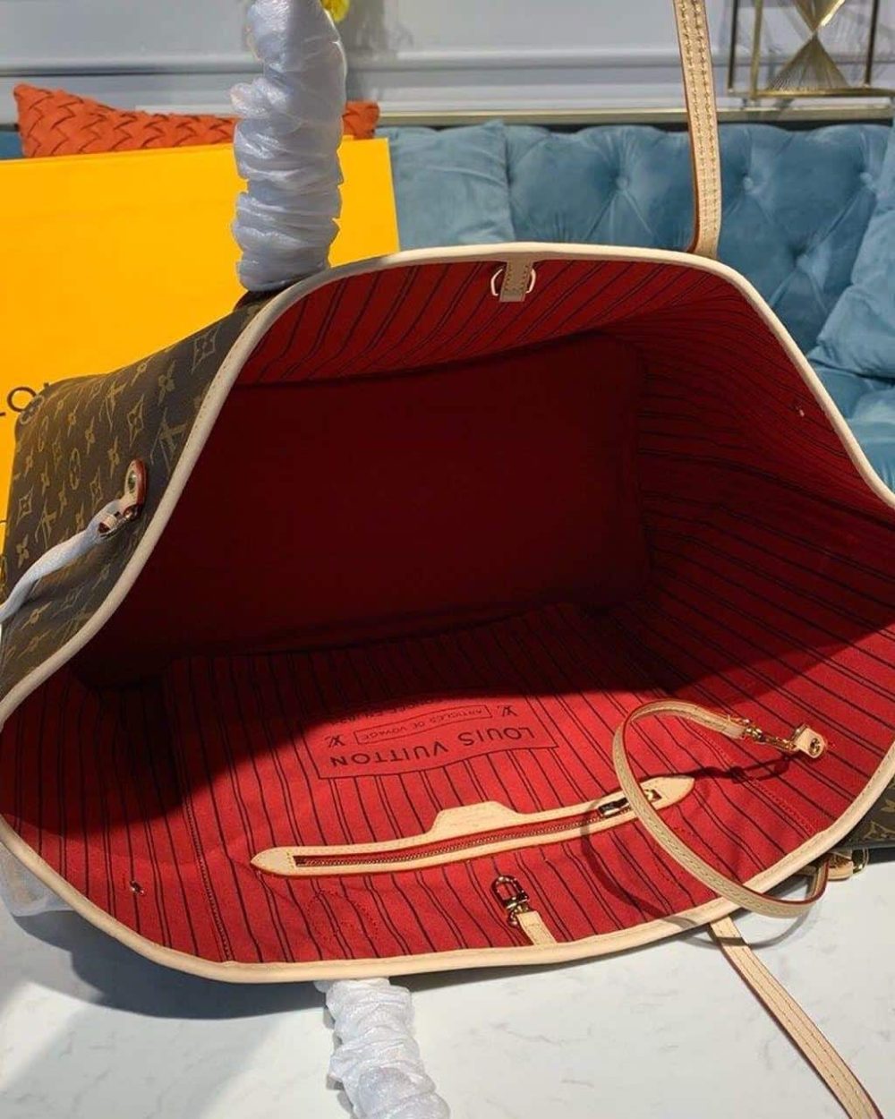 1:1 Replica Louis Vuitton LV Neverfull GM Monogram Canvas Luxury Bag For Women - 15.7in/40cm  M41181