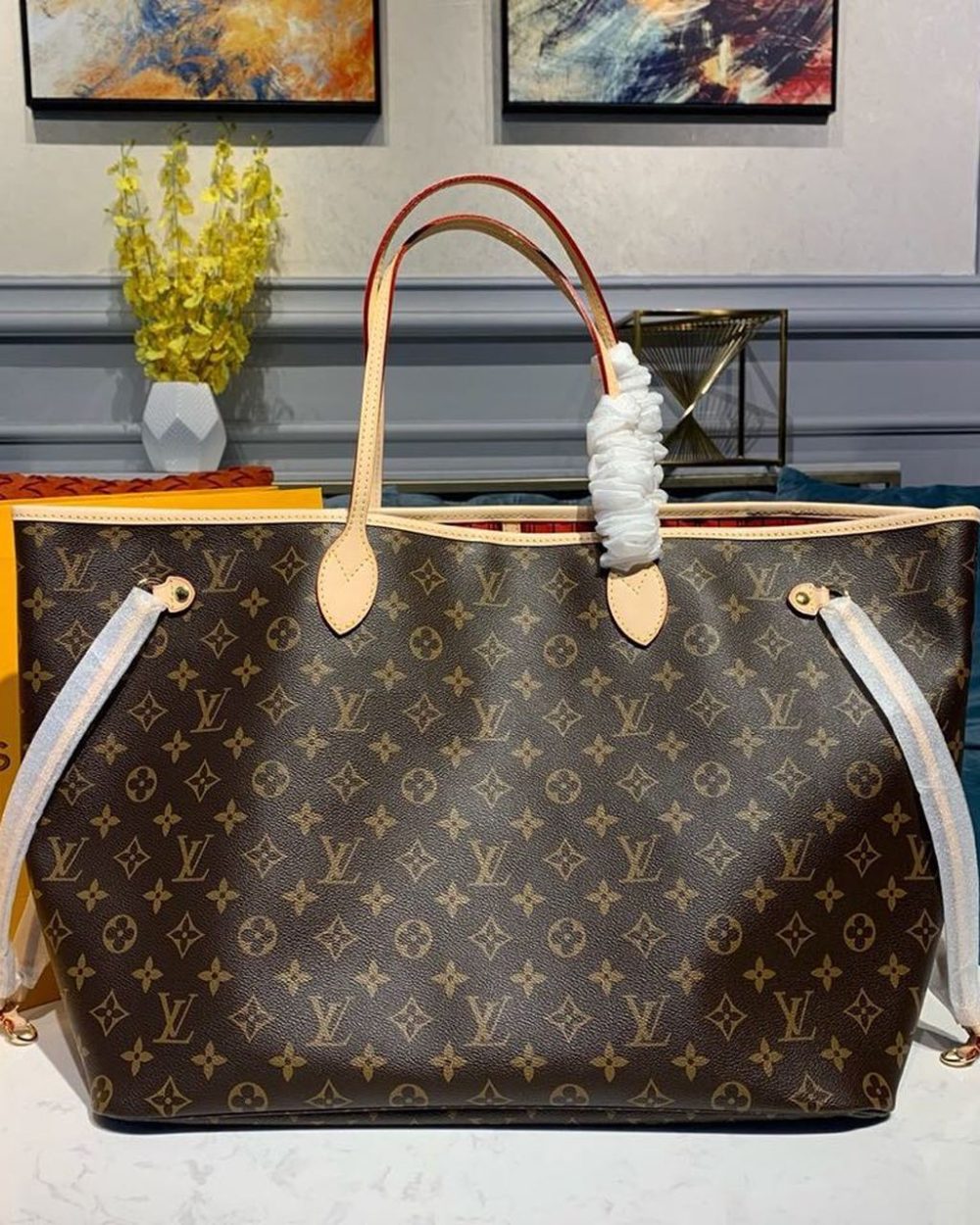 1:1 Replica Louis Vuitton LV Neverfull GM Monogram Canvas Luxury Bag For Women - 15.7in/40cm  M41181