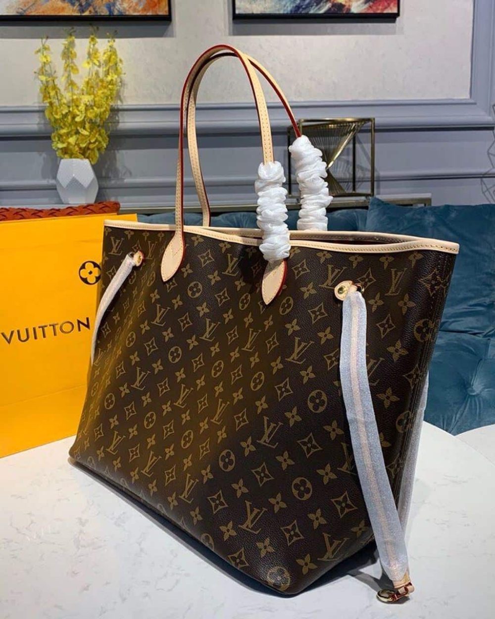 1:1 Replica Louis Vuitton LV Neverfull GM Monogram Canvas Luxury Bag For Women - 15.7in/40cm  M41181