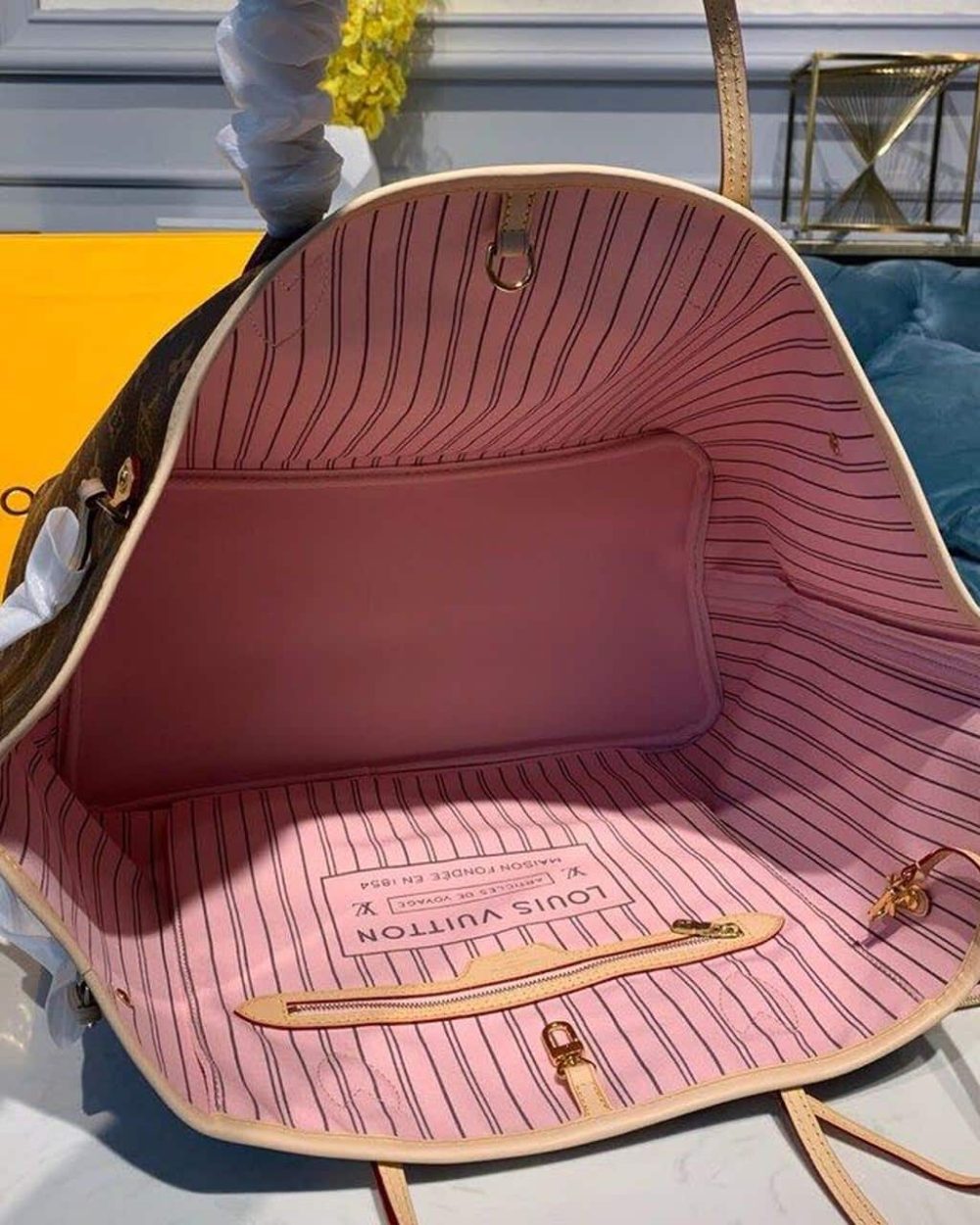 1:1 Replica Louis Vuitton LV Neverfull GM Monogram Canvas Luxury Bag For Women M40990 - 15.7in/39cm