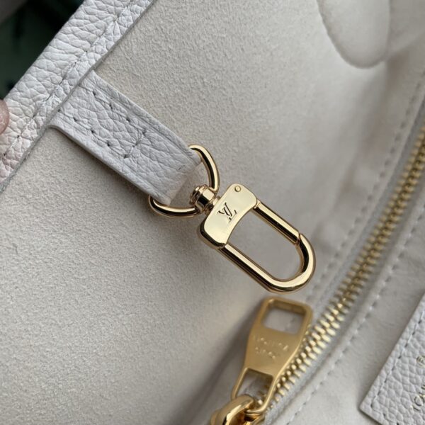 1:1 Replica Louis Vuitton LV Neverfull MM Monogram Empreinte Beige Clair Luxury Women Bag M46516 30.9cm/ 12.2in