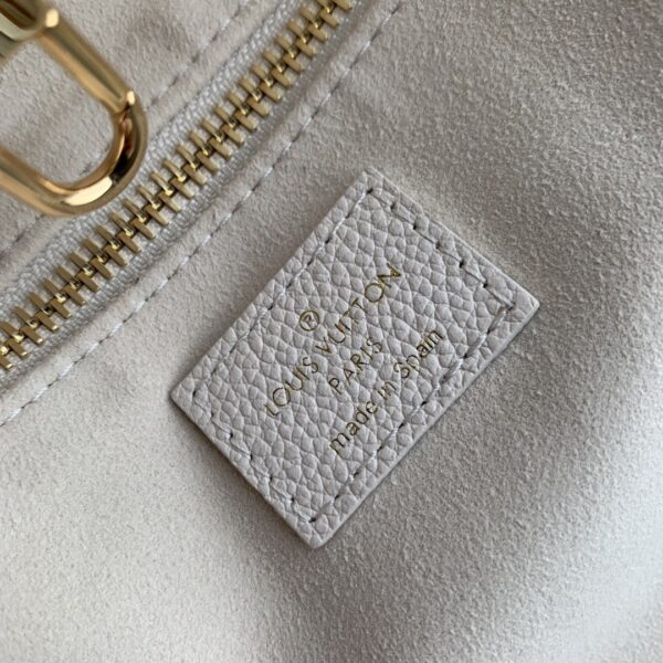 1:1 Replica Louis Vuitton LV Neverfull MM Monogram Empreinte Beige Clair Luxury Women Bag M46516 30.9cm/ 12.2in
