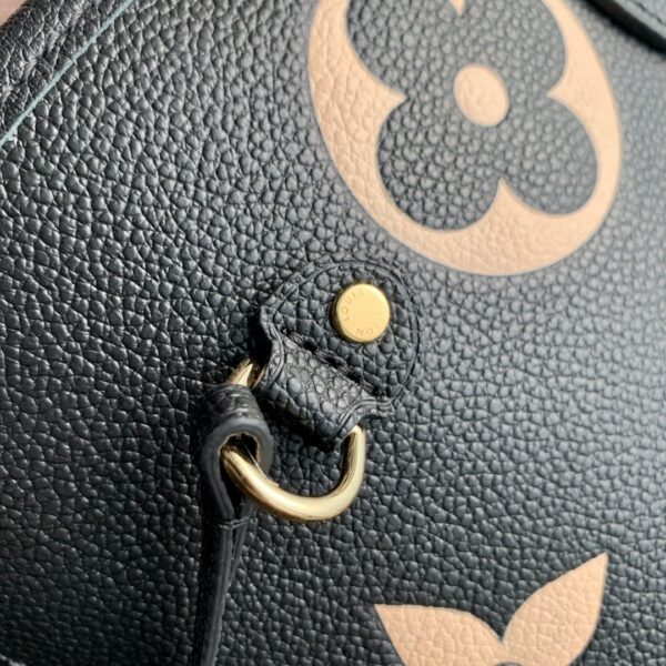 1:1 Replica Louis Vuitton LV Neverfull MM Monogram Empreinte Leather Black Luxury Bag For Women M58907 - 31cm/ 12.2in