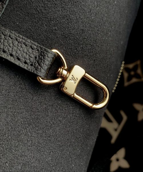 1:1 Replica Louis Vuitton LV Neverfull MM Monogram Empreinte Leather Black Luxury Bag For Women M58907 - 31cm/ 12.2in