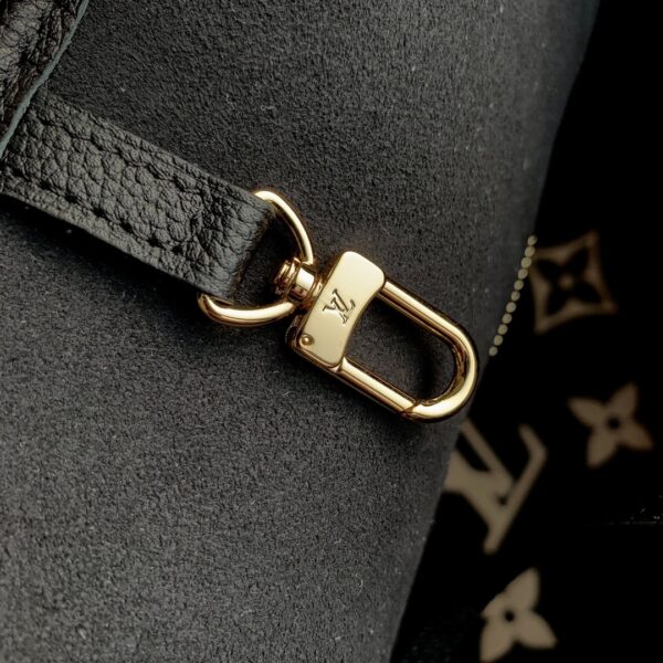 1:1 Replica Louis Vuitton LV Neverfull MM Monogram Empreinte Leather Black Luxury Bag For Women M58907 - 31cm/ 12.2in