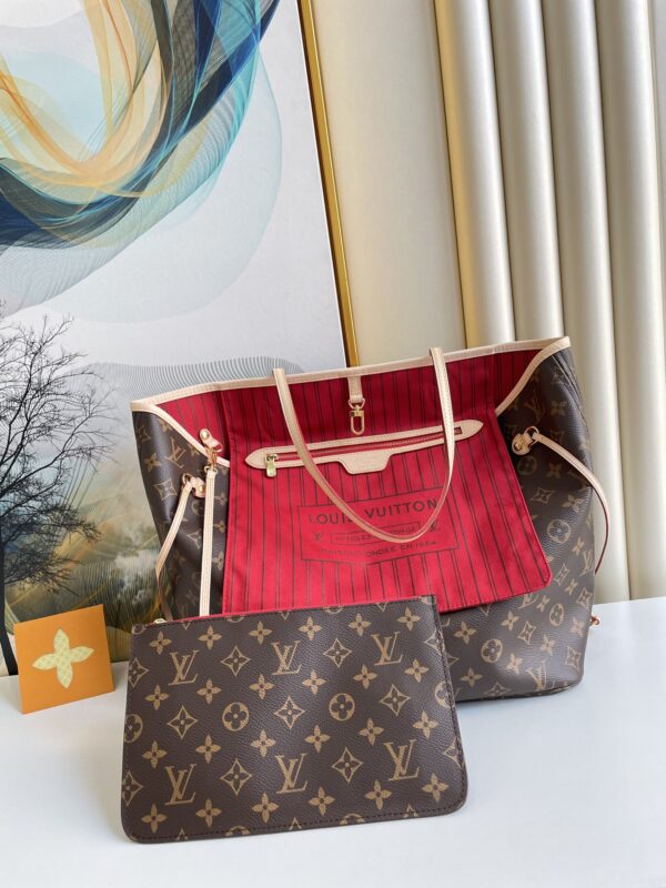 1:1 Replica Louis Vuitton LV Neverfull MM Monogram Canvas Luxury Bag For Women M41178 - 12.6in/31cm